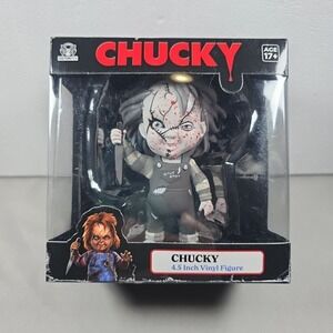Culturefly Chucky 4.5 Inch Vinyl Figure White Gray Blood Splatter Culture NIB